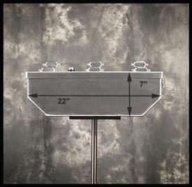 Aluminum Top Box, 33L, Canyon Cut
