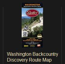 Washington Backcountry Discovery  Route MAP BUTLER