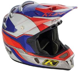 KLIM F4 Helmet Red/White/Blue