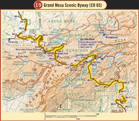 Great Rides of Colorado Map LIB-BM-Colorado