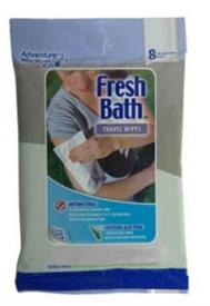 Fresh Bath Travel Wipes 