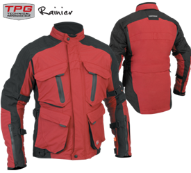 Firstgear TPG Rainier Dark Red/Black