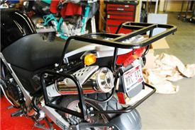 Tail Rack by Happy-Trail - G650GS - F650GS Single - F650GS Dakar