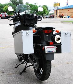 Aluminum Pannier Kit - Owyhee - Suzuki Vstrom DL650  PANKIT-DL650-OW