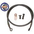 Galfer SS Rear Brake Lines <br> Kawasaki KLR650E 08+ BRKFK003D597RX
