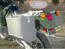 Aluminum Pannier Kit - Owyhee - Kawasaki KLX650 PANKIT-KLX650-OW