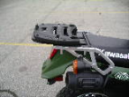 Kawasaki KLR650 Set up for Two-Up Riding HTP4-1-6GV + GIV Z255