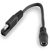 6" SAE Connection to DC Coax Jack Adapter