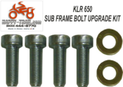 Kawasaki KLR650 Subframe Bolt Upgrade kit  HTP 4-1-11-1