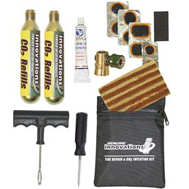 Tire Inflator &amp; Repair Kit for Street Bike (by Genuine Innovations)