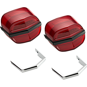 Taillights - Red Lens - Tri Glide 40931