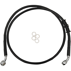 Brake Line - Front - +2" - Black - XL 1741-5401