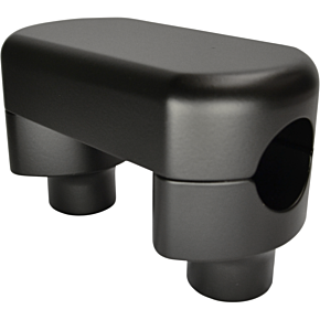 Risers - Solid Top - 1-1/2" - Flat Black LA-7442-01M