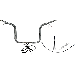 Handlebar Kit - Pointed Top - 12" - Chrome 812412