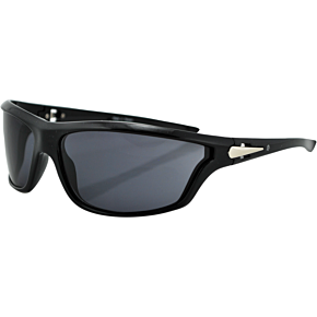 Florida Sunglasses - Shiny Black - Smoke EZFL01