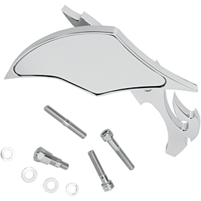 Mirror - Flame - Chrome - Left 104220