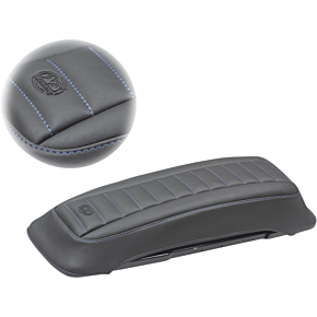 Saddlebag Lid Covers - Black/Blue - '93-'13 FL 77637SB