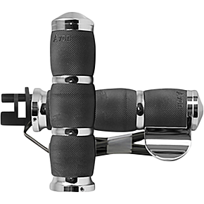 Grips - Heated - Air Cushion - Throttle Boss - Indian - Chrome MT-IN-AIR-90CBH