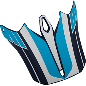 F.I. Visor Kit - Hysteria - Blue/White 0132-1359