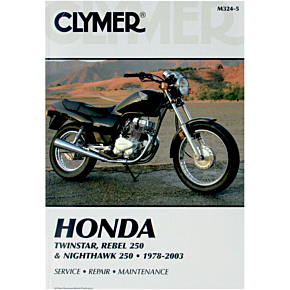 Clymer Manual - Honda Rebel 250 CM3245