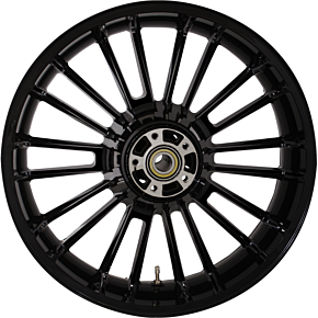 Coastal Moto Rear Wheel - Atlantic 3D - Single Disc/ABS - Black - 18"x5.50" 3D-ATL185SBABST