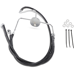 Brake Line - Front - Black - +2" 1741-2521