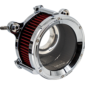 68 mm Assault Charge Air Cleaner - Chrome - Gen 2 M8 TM-1025CH