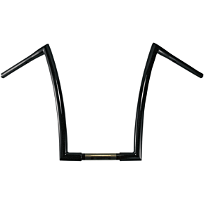 Todds Cycle Handlebar - Strip - 1-1/4" - 17" Rise - Black 0601-2714