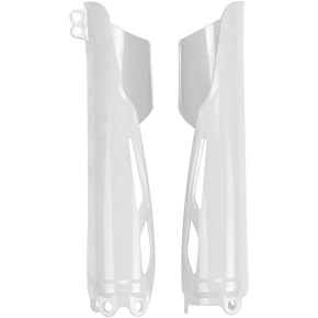 Ufo Fork Slider Protectors - White HO04695041