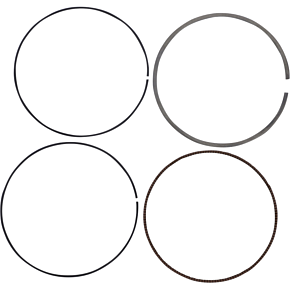 Wossner Piston Ring Set - Honda/Kawasaki RIK96.00E