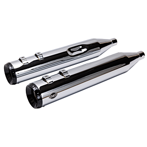 4-1/2" GNX Slip-On Mufflers - Chrome 550-1079