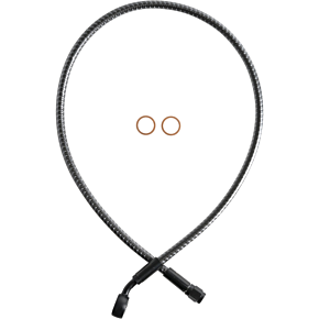 Brake Line - Front - 12 mm - 35° - 26" - KARBONFIBR AS778126