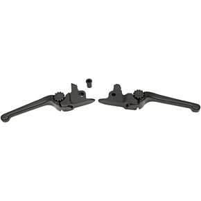 Powerstands Racing Lever Set - Anthem - Harley Davidson - Black 12-00661-22