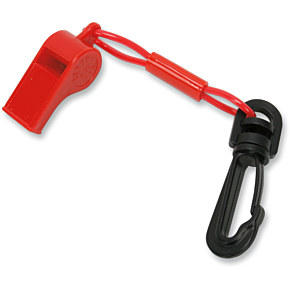 Whistle With Clip - Red A2701C