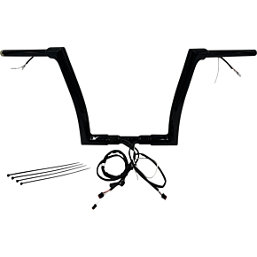 Handlebar Kit - Flat Top - 12" - Black 612912-B
