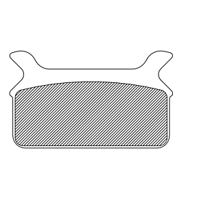 Organic Brake Pads - Touring 1720-0207