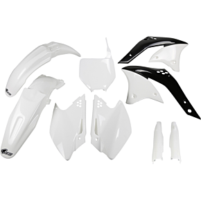 Body Kit - White/Black - Kawasaki - KXF '07 KAKIT208F@047