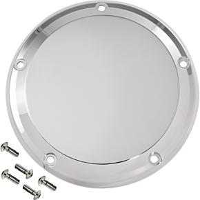 Derby Cover - 5 Hole - Smooth - Chrome - M8 Softail 06-966-3