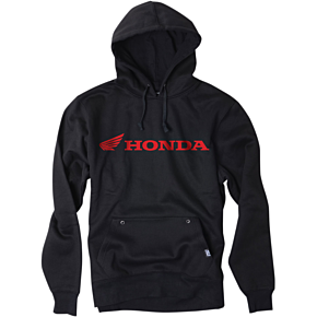 Honda Horizontal Pullover Hoodie - Black - Medium 15-88370