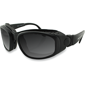Bobster Sport & Street Convertible Sunglasses - Matte Black - Interchangeable Lens