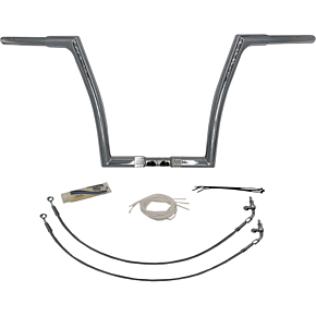 Fat Baggers Inc Handlebar Kit - Flat Top - 14" - Chrome 709314