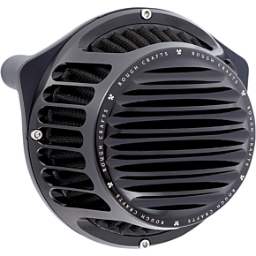 Rough Crafts Round Air Cleaner - Black RC-600-009