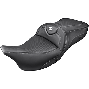 Saddlemen Heated Road Sofa Seat - Carbon Fiber