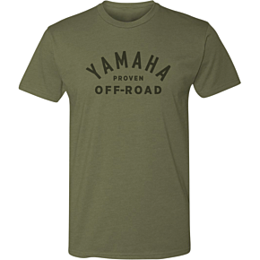 Yamaha Proven Off-Road T-Shirt - Olive Green - Medium NP21S-M1800-M