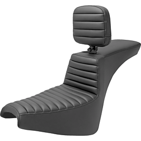 Tour Step-Up Seat - Rider Backrest - Tuck-n-Roll - FXBB/FXST '18-'24 818-30-191BR