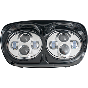 LED Headlight Assembly - Road Glide - Chrome LED-145C