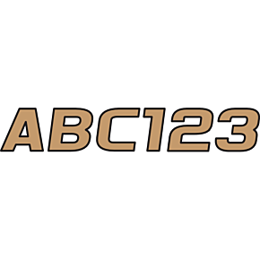 I.D. Sticker Kit - 700 Series - Brown BRBLK700