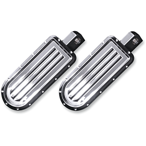 Rear Pegs - Dimpled - Chrome C1243-C