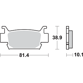 Off-Road Sintered Brake Pads - TRX - 829SI 829SI