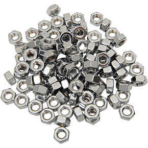 1/4"-28 Chrome Hex Nut DS-190658